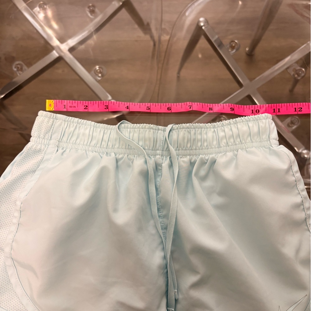 Nike Women's Light Blue Athletic Shorts - Picture 6 of 6